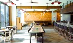 Wax Myrtle's Austin-inspired main dining room