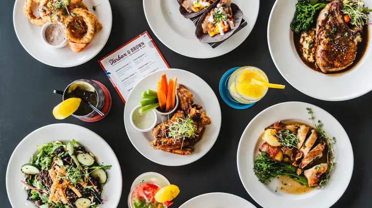 Share plates at Tarbox & Brown