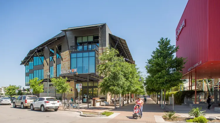 The vibrant activity hub of Mueller, Aldrich Street is the ideal place to dine, shop and be entertained.